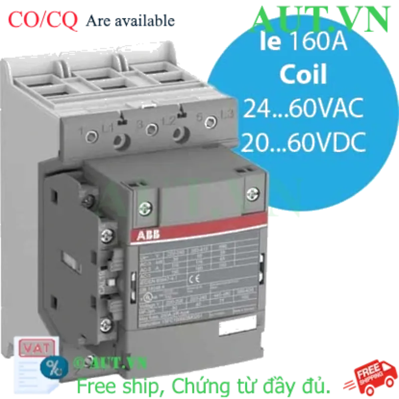 Ảnh của Khởi động từ 3 cực AC/DC 55...75kW ABB 1SFL427001R1111 (AF116-30-11-11) 