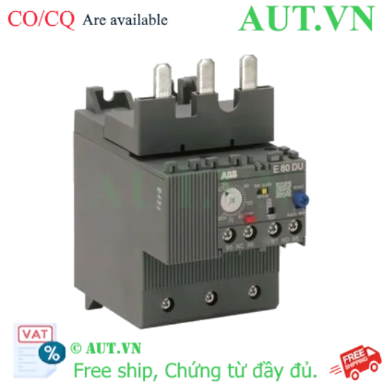 Ảnh của 1SAX311001R1101 – Rơ le nhiệt ABB E80DU-80