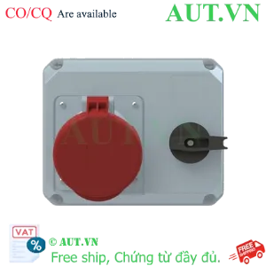 Ảnh của 2CMA167727R1000 – Ổ cắm + khóa liên động ngang ABB 463MHS6 63A 3P+N+E 346-415V IP44