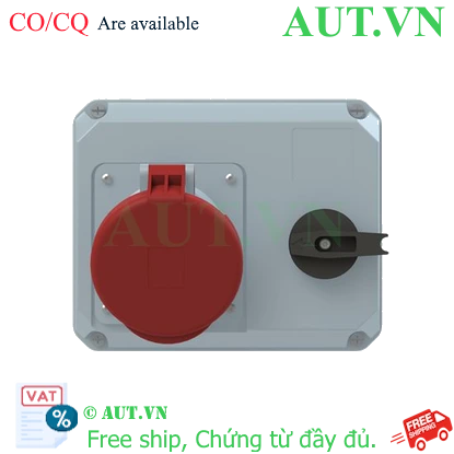 Ảnh của 2CMA167727R1000 – Ổ cắm + khóa liên động ngang ABB 463MHS6 63A 3P+N+E 346-415V IP44