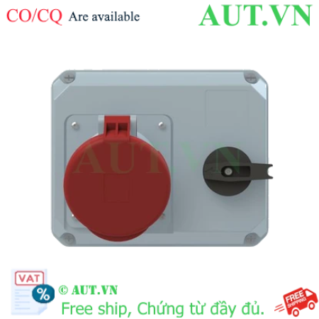 Ảnh của 2CMA167727R1000 – Ổ cắm + khóa liên động ngang ABB 463MHS6 63A 3P+N+E 346-415V IP44