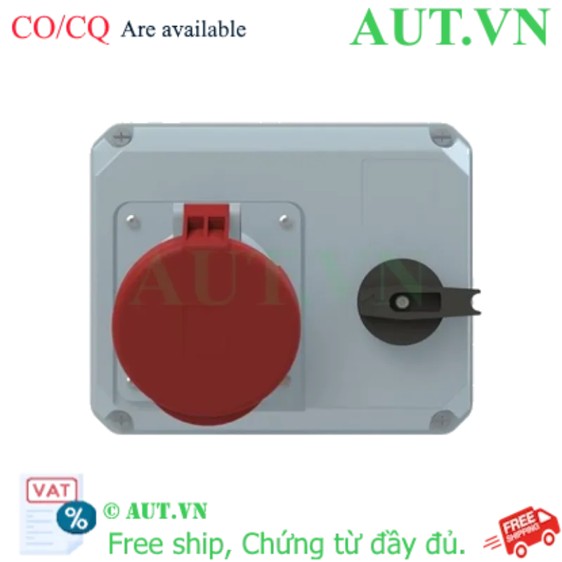 Ảnh của 2CMA167727R1000 – Ổ cắm + khóa liên động ngang ABB 463MHS6 63A 3P+N+E 346-415V IP44
