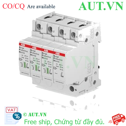 Ảnh của 2CTB815708R2000 – CB chống sét ABB OVR T2 3N 80-275s P QS 3P+N 80kA