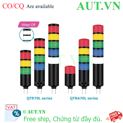 Ảnh của Đèn tháp Qlight QTR70LF-BZ-3-24-RAG