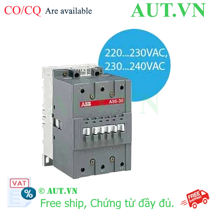 Ảnh của Công tắc tơ 3 cực điều khiển tụ bù AC 70...80kvar ABB 1SFL431024R8000 (UA95-30-00RA-80) 