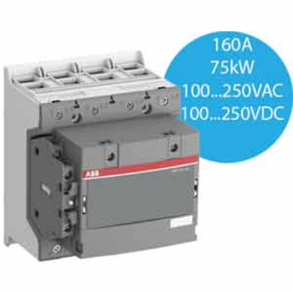 Ảnh của Khởi động từ 4 cực AC/DC 160...200A AC-1 ABB 1SFL427101R1300 (AF116-40-00-13) 