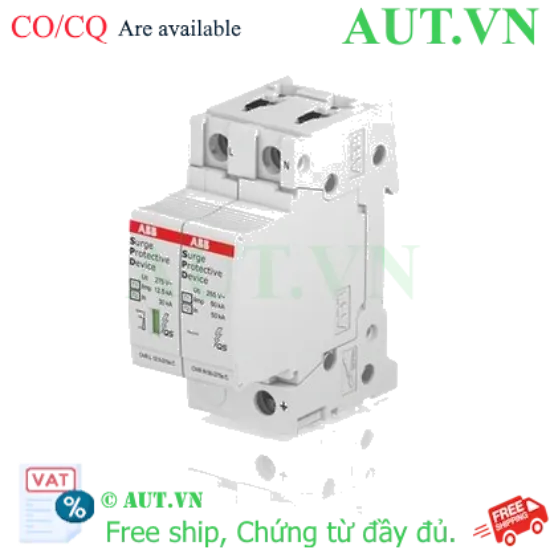 Ảnh của 2CTB815710R1300 – CB chống sét ABB OVRT1-T21N12.5-275sP QS 1P+N 80kA