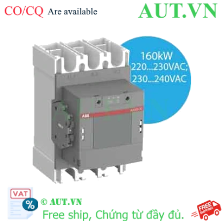 Ảnh của Khởi động từ 3 cực 132...200kW AC ABB 1SFL587074R8011 (AX300-30-11-80) 