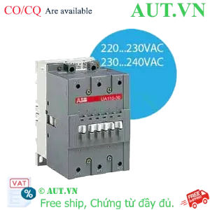 Ảnh của Công tắc tơ 3 cực điều khiển tụ bù AC 70...80kvar ABB 1SFL451024R8000 (UA110-30-00RA-80) 