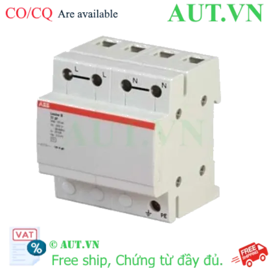 Ảnh của 2CTB815101R1500 – CB chống sét ABB OVR T1 1N 25-255 1P+N 60kA