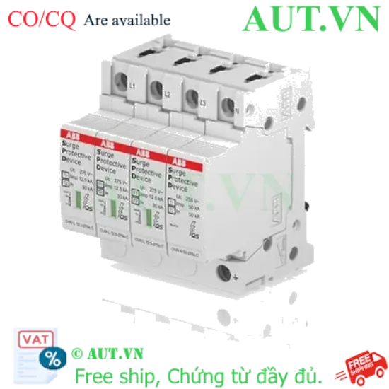 Ảnh của 2CTB815710R1900 – CB chống sét ABB OVRT1-T23N12.5-275sP QS 3P+N 80kA
