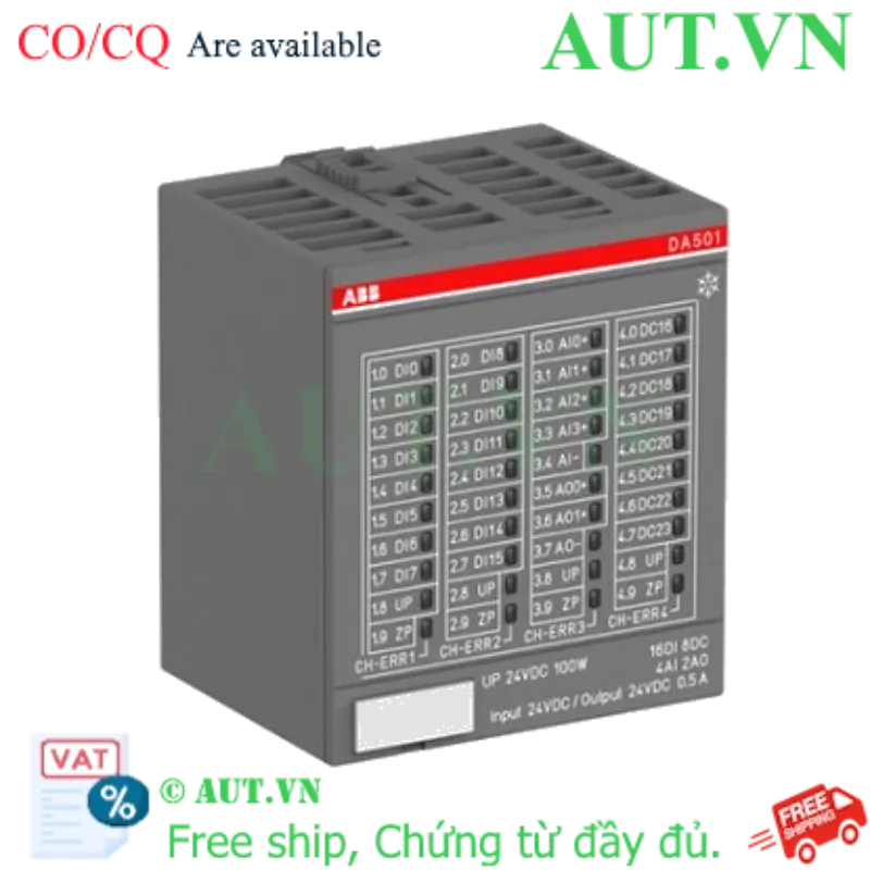 Ảnh của 1SAP450700R0001 – Mô đun I/O DA501-XC 16DI/4AI/2AO/8DC