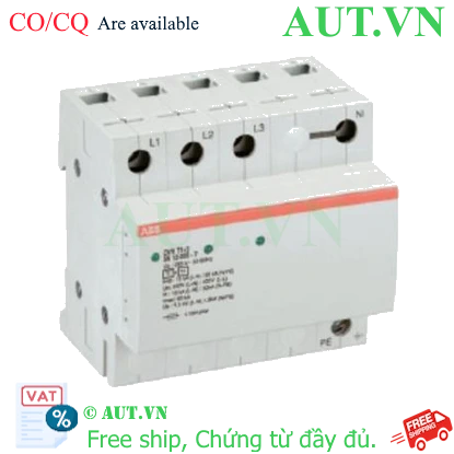 Ảnh của 2CTB815101R8800 – CB chống sét ABB OVR T1 3N 25 255-7 3P+N 60kA