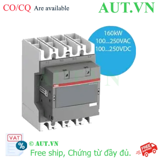 Ảnh của Khởi động từ 4 cực AC/DC 275...525A AC-1 ABB 1SFL547102R1300 (AF265-40-00-13) 