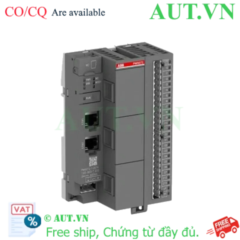 Ảnh của 1SAP124500R0073 – PM5072-T-2ETH:AC500,PLC,8MB,12DI/8DOT/2D