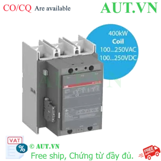 Ảnh của Khởi động từ 3 cực AC/DC 200...400kw ABB 1SFL637001R7011 (AF750-30-11-70) 