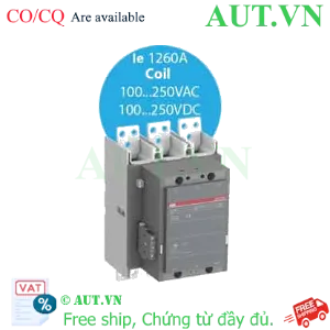 Ảnh của Khởi động từ 3 cực AC/DC 475...560kw ABB 1SFL647001R7011 (AF1250-30-11-70) 