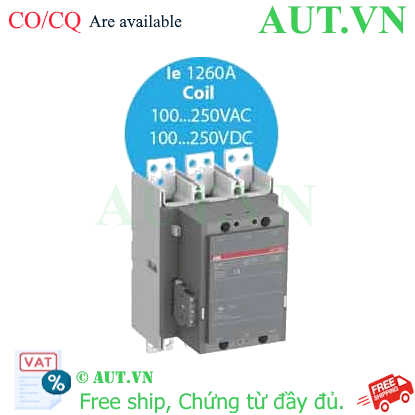Ảnh của Khởi động từ 3 cực AC/DC 475...560kw ABB 1SFL647001R7011 (AF1250-30-11-70) 