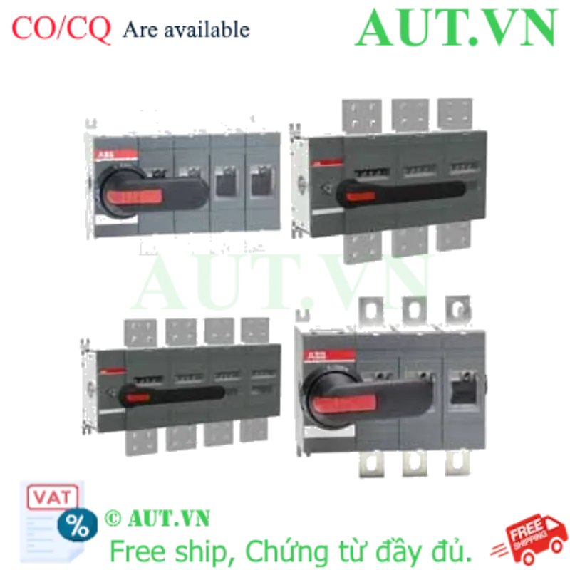 Ảnh của Công tắc ngắt kết nối thủ công ABB 1SCA124856R1001 (OT4000E04P) 