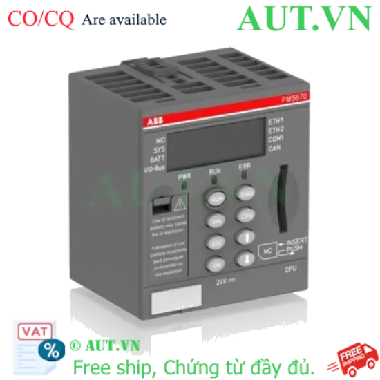 Ảnh của 1SAP151000R0278 – Bộ lập trình PLC ABB PM5670-2ETH 160MB