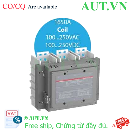 Ảnh của Khởi động từ 3 cực AC/DC 475...560kw ABB 1SFL677001R7011 (AF1650-30-11-70) 