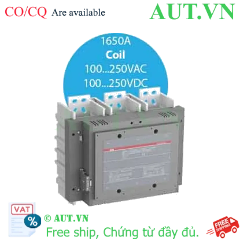 Ảnh của Khởi động từ 3 cực AC/DC 475...560kw ABB 1SFL677001R7011 (AF1650-30-11-70) 