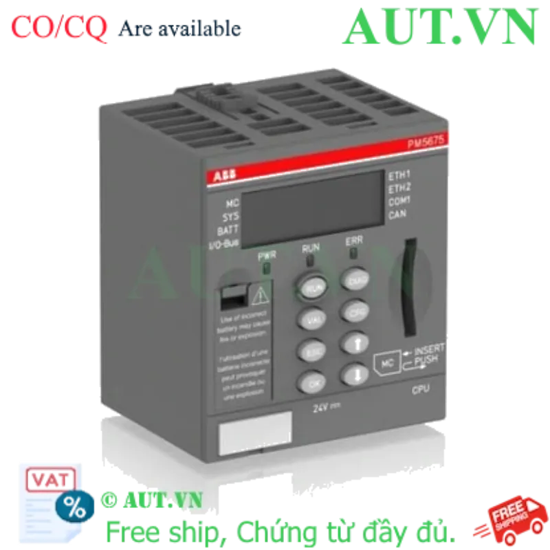 Ảnh của 1SAP151500R0278 – Bộ lập trình PLC ABB PM5675-2ETH 160MB