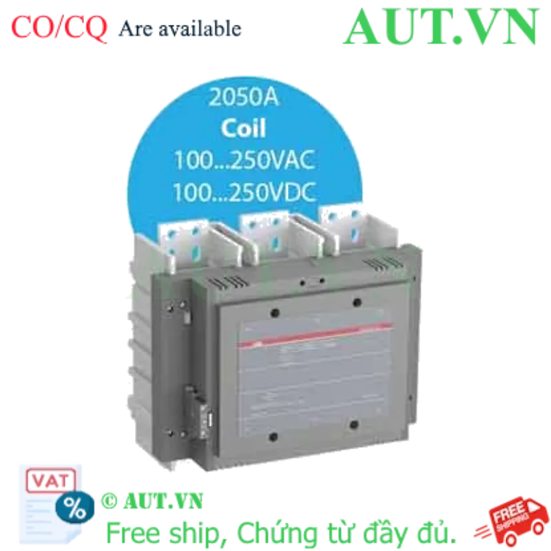 Ảnh của Khởi động từ 3 cực AC/DC 475...560kw ABB 1SFL707001R7011 (AF2050-30-11-70) 