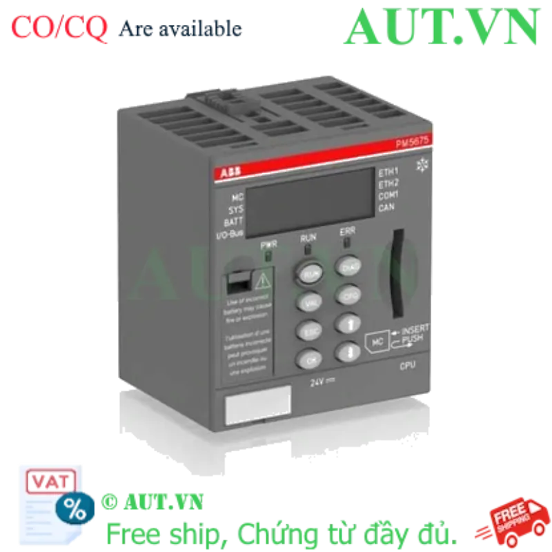 Ảnh của 1SAP351500R0278 – PM5675-2ETH-XC:AC500,CPU,160MB/8GB