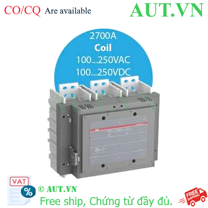 Ảnh của Khởi động từ 3 cực AC/DC 475...560kw ABB 1SFL667001R7011 (AF2650-30-11-70) 