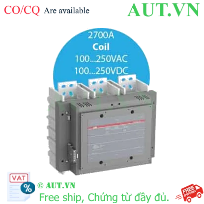 Ảnh của Khởi động từ 3 cực AC/DC 475...560kw ABB 1SFL667001R7011 (AF2650-30-11-70) 