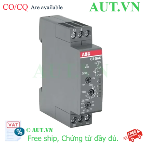 Ảnh của 1SVR508210R0100 – Rờ le thời gian ABB CT-SAC.22
