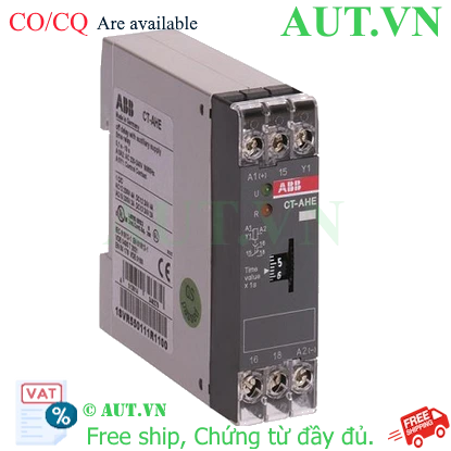 Ảnh của 1SVR550110R1100 – Rờ le thời gian ABB CT-AHE 0.1-10s 110V AC
