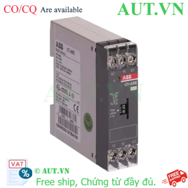 Ảnh của 1SVR550120R4100 – Rờ le thời gian ABB CT-ARE 0.3-30s 110V AC