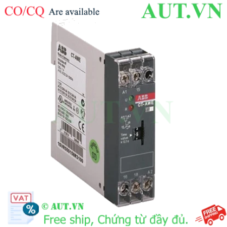 Ảnh của 1SVR550148R4100 – Rờ le thời gian ABB CT-AWE 0.3-30s 24V AC /DC