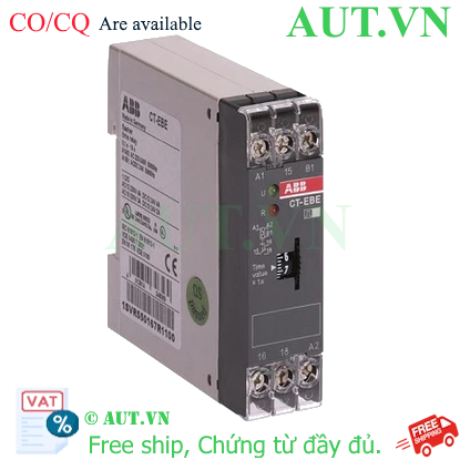 Ảnh của 1SVR550160R1100 – Rờ le thời gian ABB CT-EBE 0.1-10s 110V AC