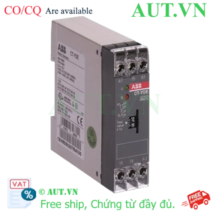 Ảnh của 1SVR550200R1100 – Rờ le thời gian ABB CT-YDE 0.1-10s 110V AC