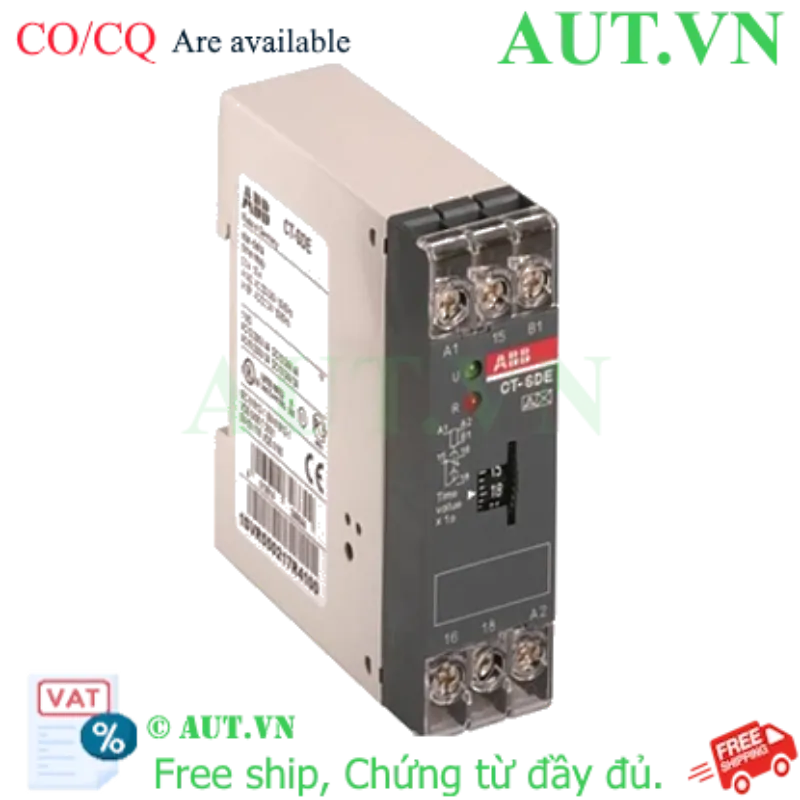 Ảnh của 1SVR550210R4100 – Rờ le thời gian ABB CT-SDE 0.3-30s 110V AC