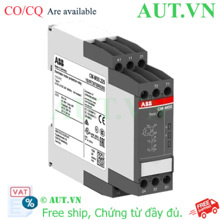 Ảnh của 1SVR730712R1300 – Rơ le bảo vệ quá nhiệt Motor ABB CM-MSS.51S