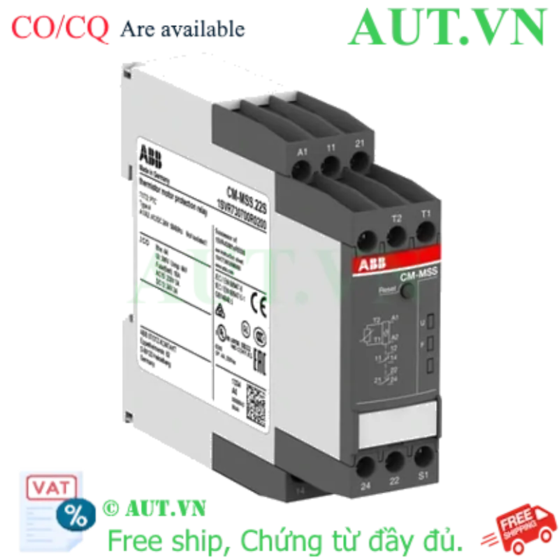 Ảnh của 1SVR730712R1300 – Rơ le bảo vệ quá nhiệt Motor ABB CM-MSS.51S