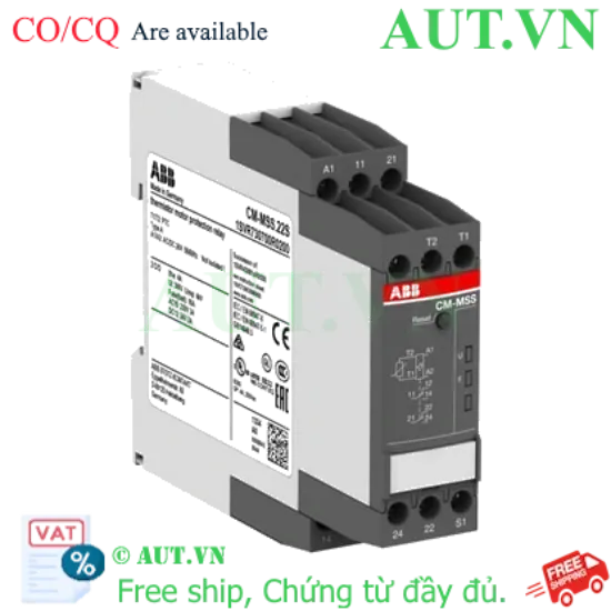 Ảnh của 1SVR740700R0200 – Rờ le giám sát nhiệt độ ABB CM-MSS.22P 24V AC/DC