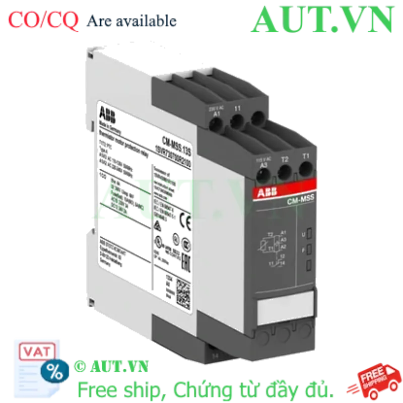Ảnh của 1SVR740700R2100 – Rờ le giám sát nhiệt độ ABB CM-MSS.13P 110-220V
