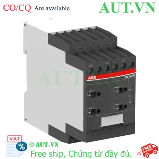 Ảnh của 1SVR760487R8300 – Rờ le bảo vệ pha ABB CM-MPN.52P
