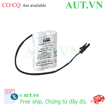 Ảnh của 3HAC044075-001 - Pin nuôi nguồn ABB 7.2VDC, 3600mAh