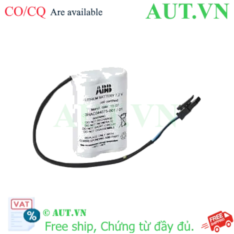 Ảnh của 3HAC044075-001 - Pin nuôi nguồn ABB 7.2VDC, 3600mAh