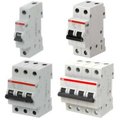 Ảnh của Áp tô mát cài MCB đường đặc tuyến B ABB 2CDS211001R0635 (SH201-B63) 