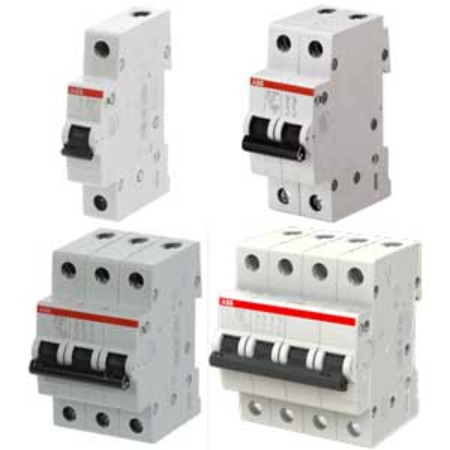 Ảnh của Áp tô mát cài MCB đường đặc tuyến C ABB 2CDS213001R0984 (SH203-C0,5) 
