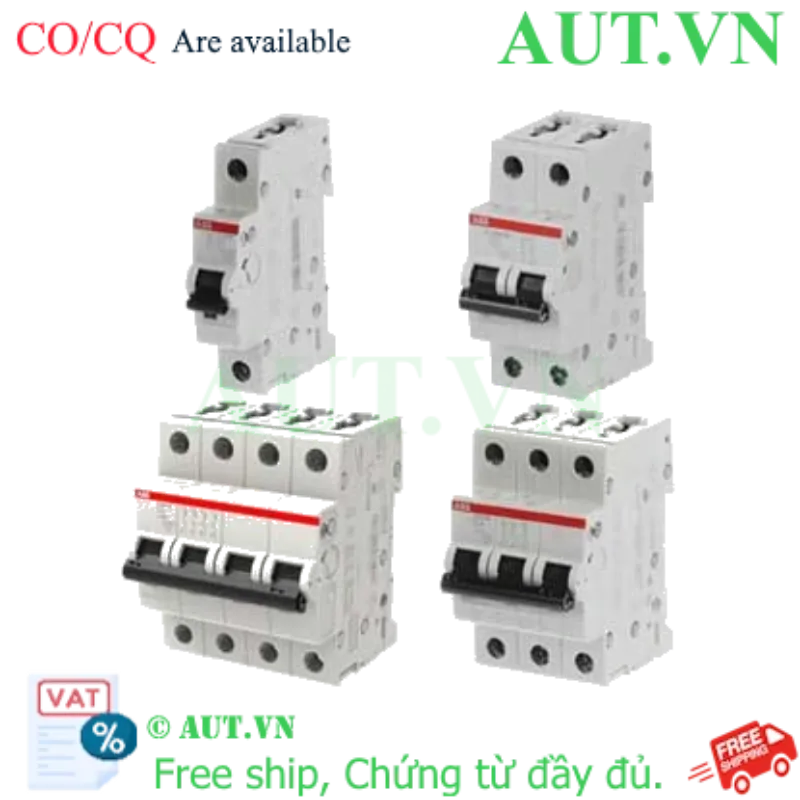 Ảnh của Aptomat cài đường đặc tuyến C ABB 2CDS274001R0044 (S 204 M-C 4) 