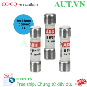 Ảnh của Cầu chì ống 2A 2CSM213466R1801 ABB 10x38mm, 1000VDC