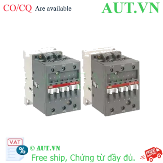 Ảnh của Công tắc tơ 3 cực điều khiển tụ bù 33...50kvar ABB 1SBL371022R8500 (UA63-30-00 380-400V 50Hz / 400-415V 60Hz) 